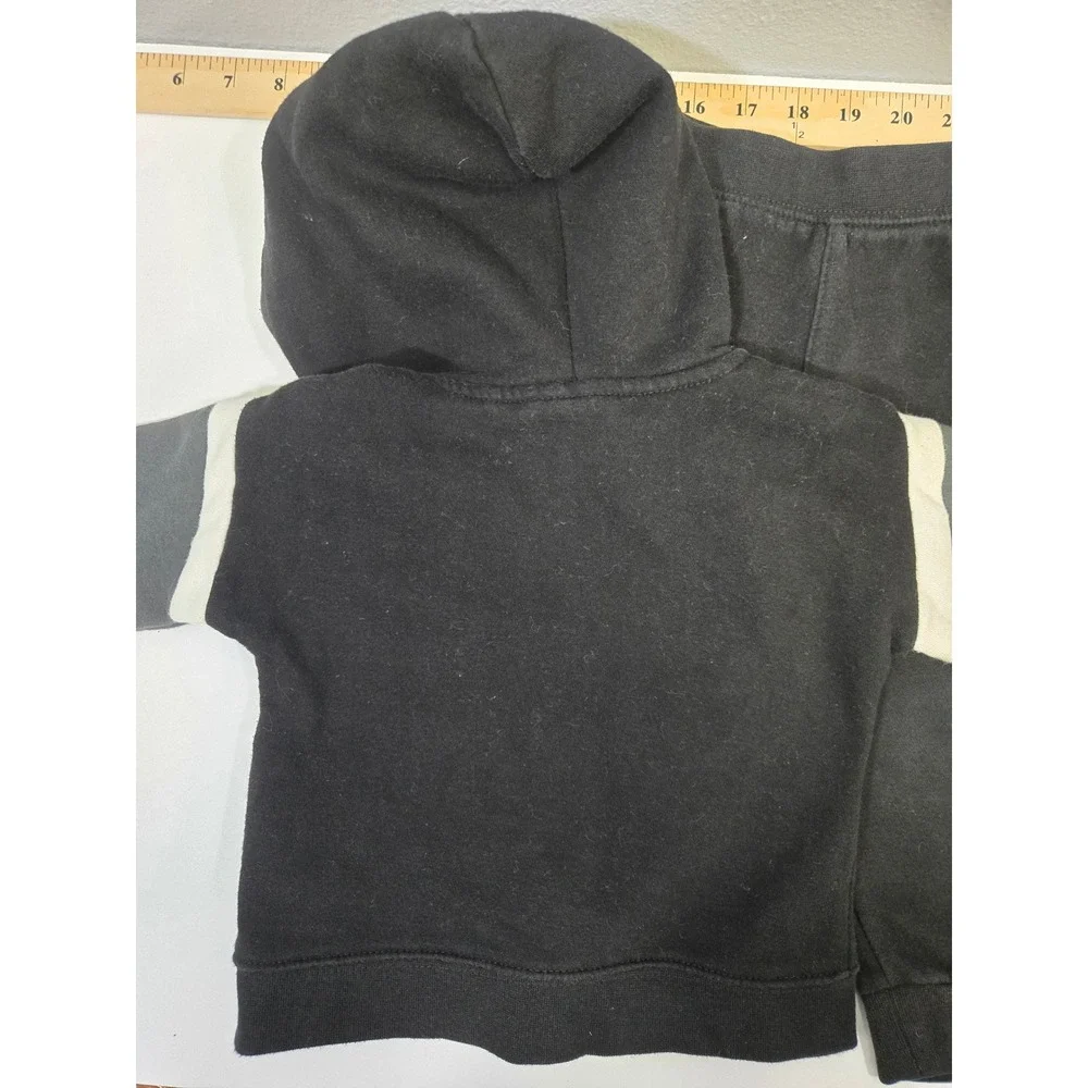 Nike‎ Air Black Fleece Full Zip Hoodie and Joggers Set 18M